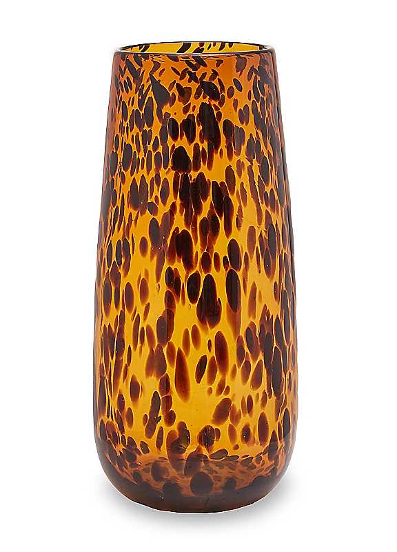 Freemans Celia Tortoise Shell Vase 17W