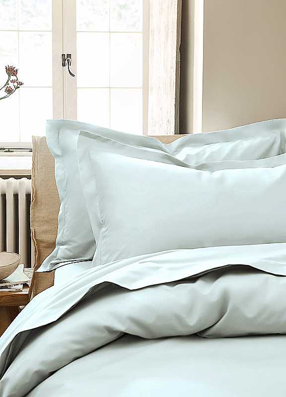 Christy Unisex Pink Pure Cotton Percale Flat Sheets In | Size: Super King Flat - Image 3