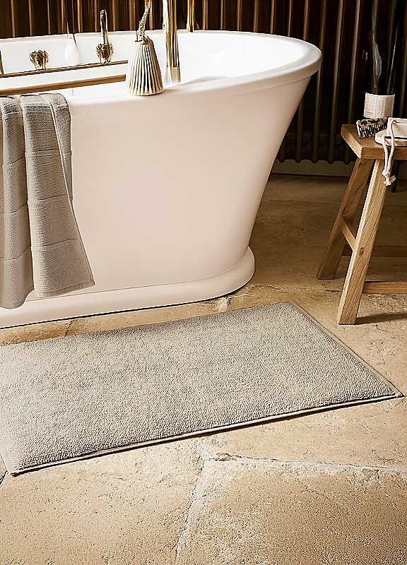 Christy Unisex Pebble Highgate Turkish Cotton Bath Mat - Image 2