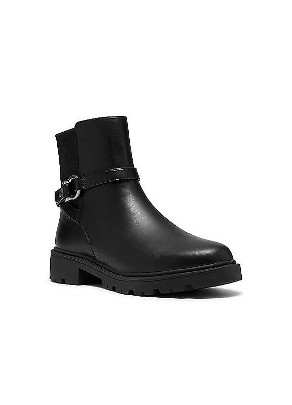 Clarks Black Leather Code L Bay Boots - Image 4