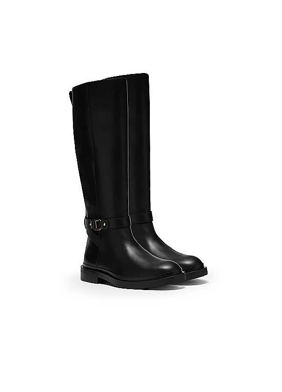 Debenhams Women's Black Clarks Previa Bit Leather Boots | : Size 5 - Image 3