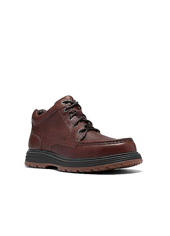Clarks Melbury Hi Men's Chukka Boots in Brown Leather, Size 10 - Image 3