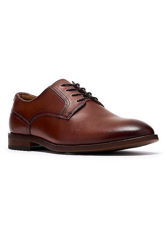 Clarks (Standard, 9 (Adults')) Bowburn Lace Tan Leather - Image 3