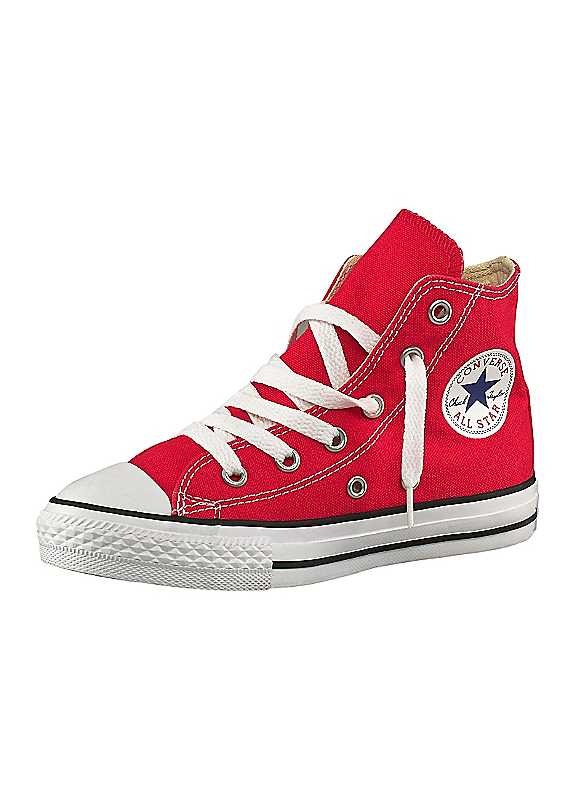 Converse Kids Red Chuck High Cut Canvas Shoes in Size C10, Sports Direct - Image 6