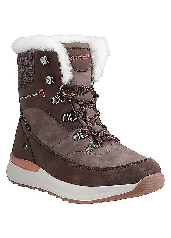 Cotswolds Women's Brown Sheephouse Hiking Boots - Image 8
