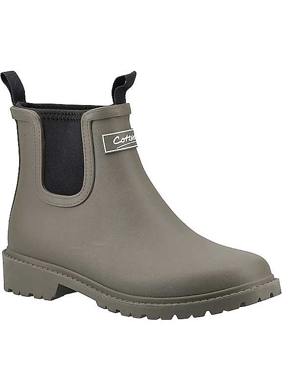 Cotswold Women's Khaki Barton Synthetic Wellington Boots Uk Size 7 - Image 7