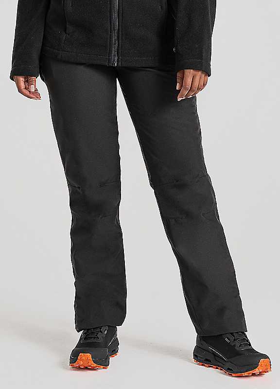 Craghoppers Women's Aysgarth Ii Thermo Waterproof Trousers: : 10, Black 10, Regular Leg - Outdoor Action - Image 4