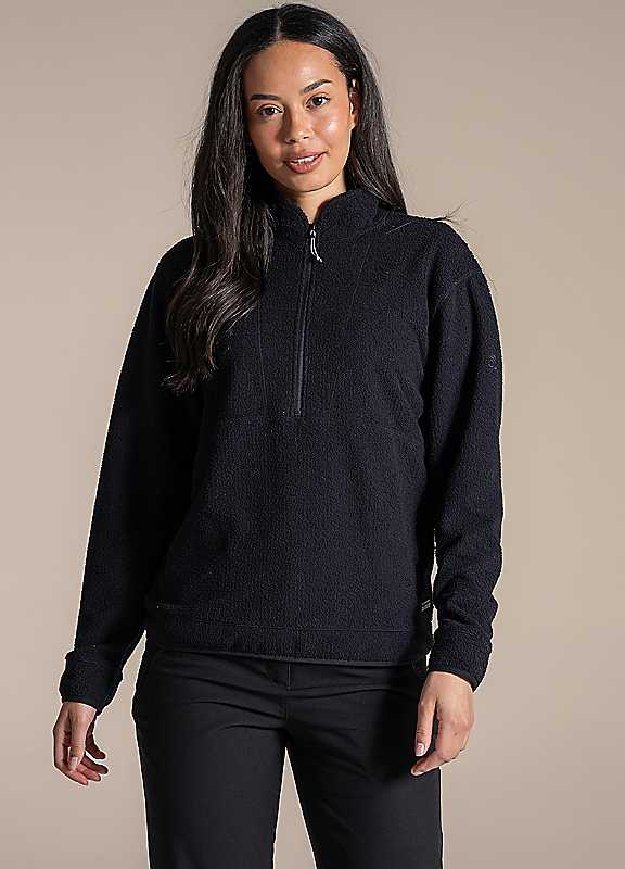 Craghoppers Black Complite Half Zip Fleece