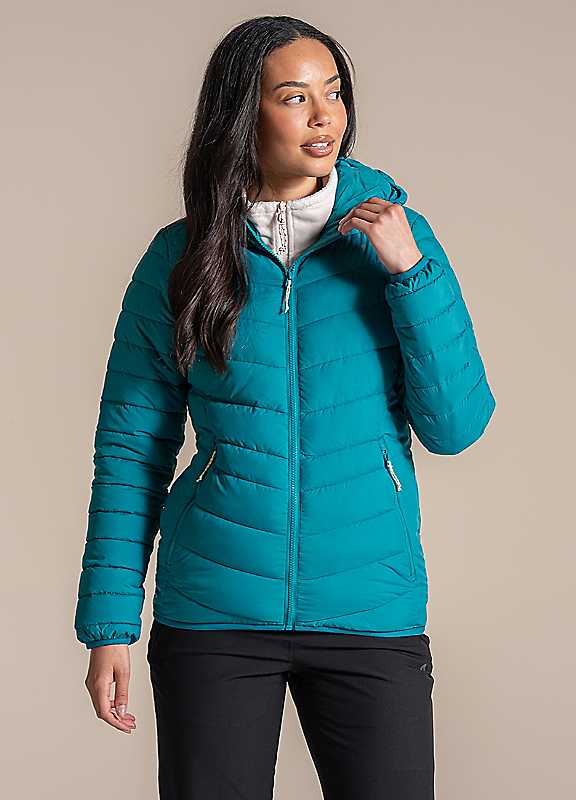 Craghoppers Womens Lightweight Hooded Packable Jacket, Blue, Size 14, Women - Image 5