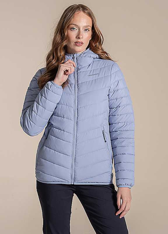Craghoppers Women's Blue Compresslite Ix Hooded Insulating Jacket Size: 12 - Image 6