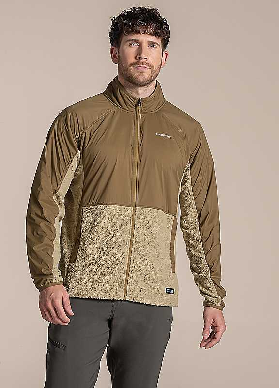 Craghoppers Men's Green Compresslite Fleece Hybrid Jacket Size: S - Image 3