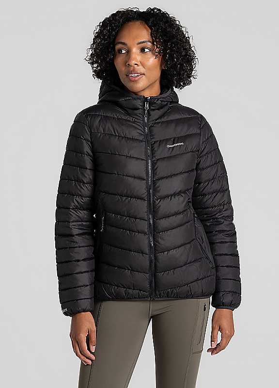 Craghoppers Black Compresslite Ix Hooded Jacket