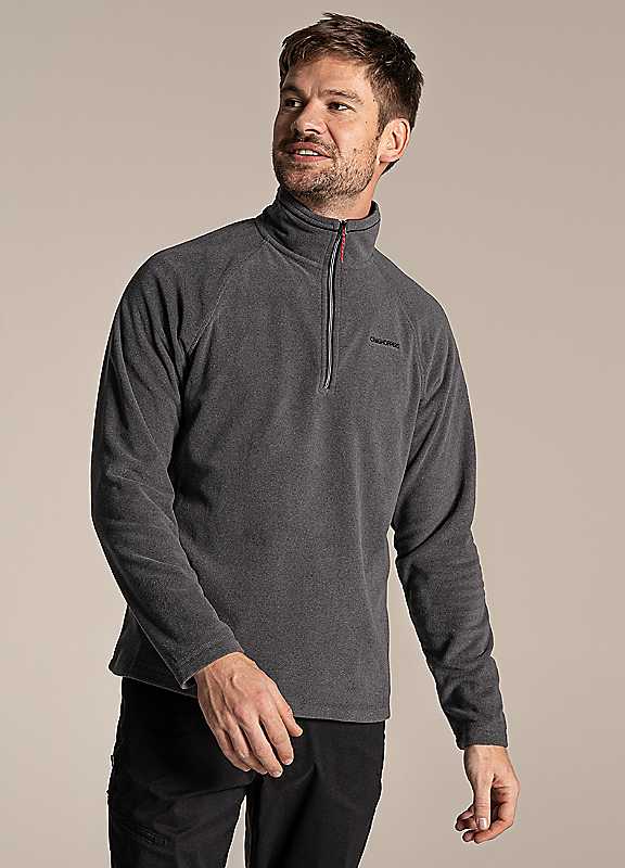 Craghoppers Men's Corey Vi Quick-Drying Half Zip Fleece - Blkpepp Marl - 4XL - Image 2