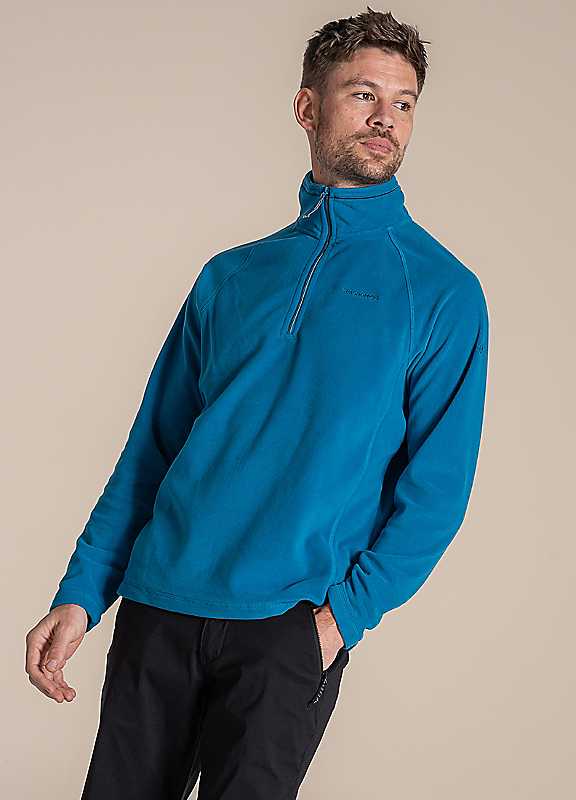 Craghoppers Blue Corey Vi Half Zip Fleece