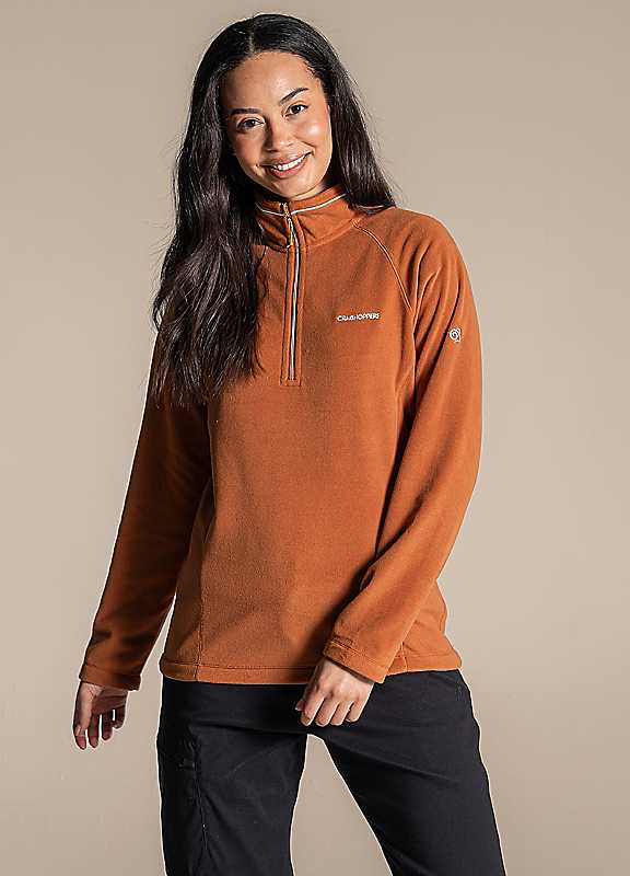 Craghoppers Women's Brown Miska Vi Half Zip Fleece - Image 3