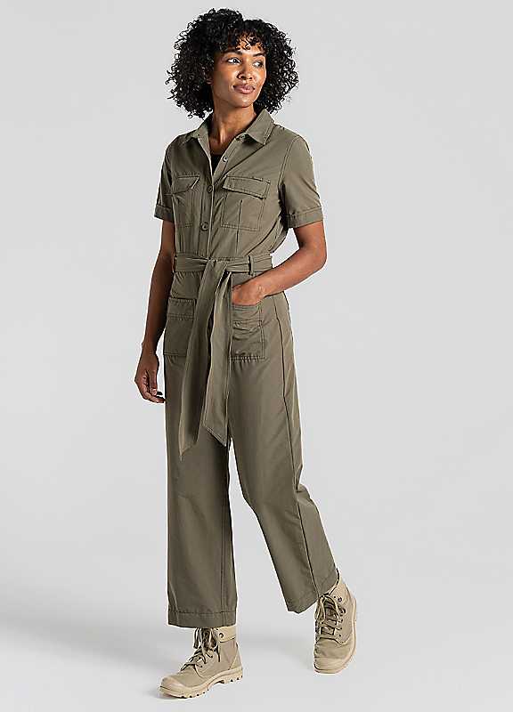 Craghoppers Wild Olive Nosilife Camila Jumpsuit