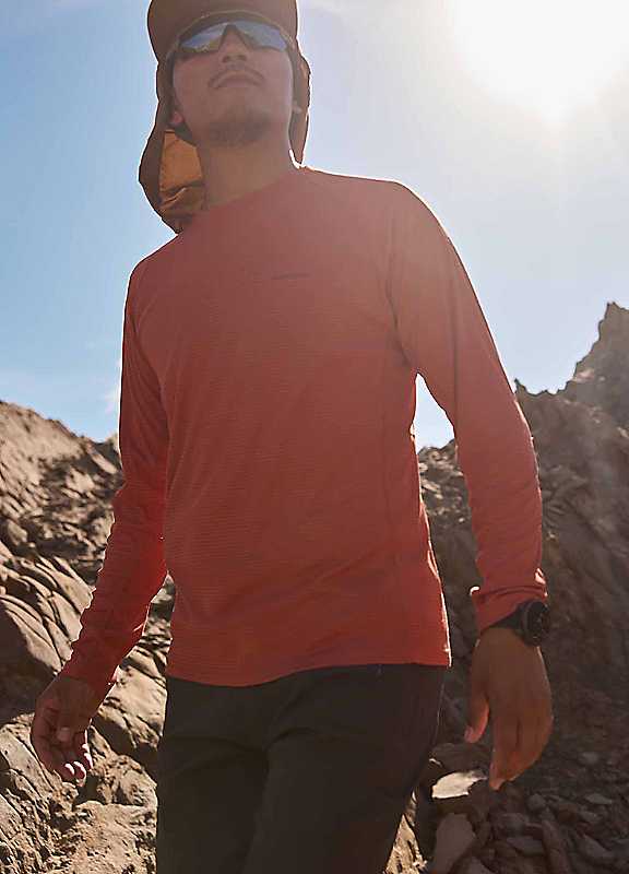 Craghoppers Mens NosiLife SolarShield+ Long Sleeve T-Shirt - Dark Sahara - XL - Image 6
