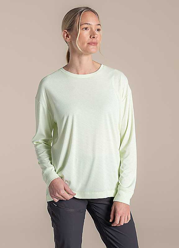 Craghoppers Women's Nosilife Solar Shield+ Long-Sleeved Top - Pear Drop - 12 - Image 4