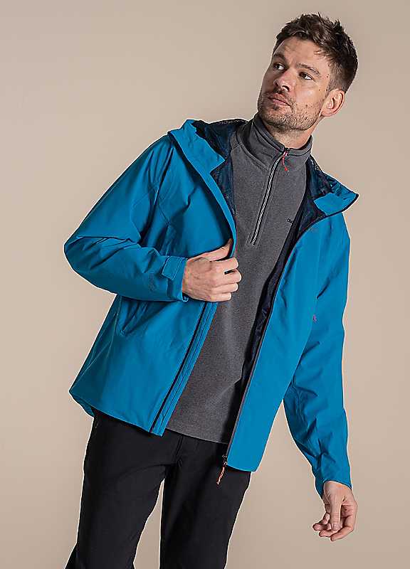 Craghoppers Men's Waterproof Ponsa Jacket - Blue Xxl - Image 4