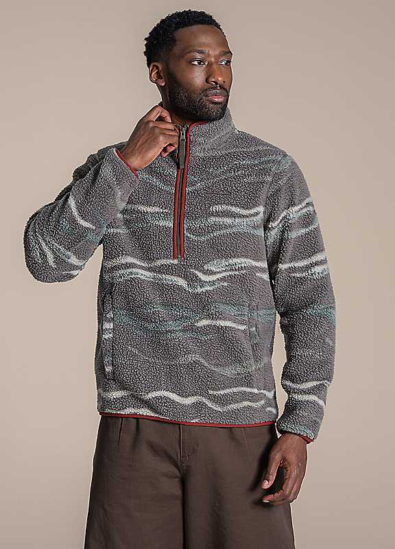 Craghoppers Men's Dark Green National Trust Rawthey Half Zip Borg Fleece Top In | : Medium - Image 6