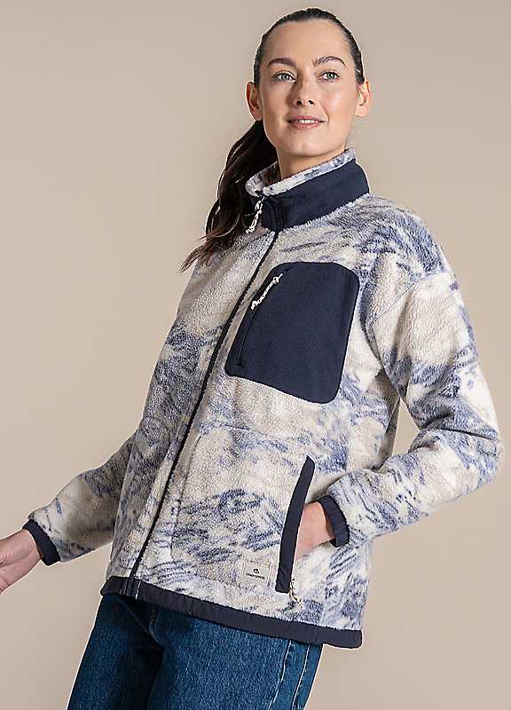 Craghoppers Women's Pale Blue Sanaa Jacket Fleece In | : Size 20 - Image 6