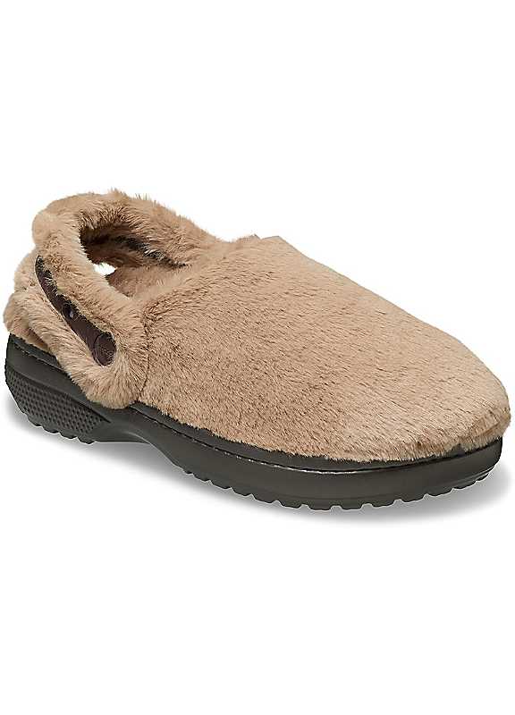 Crocs Women's Brown Classic Unfurgettable Polyester Milk Chocolate Clogs Uk Size 5 - Image 8