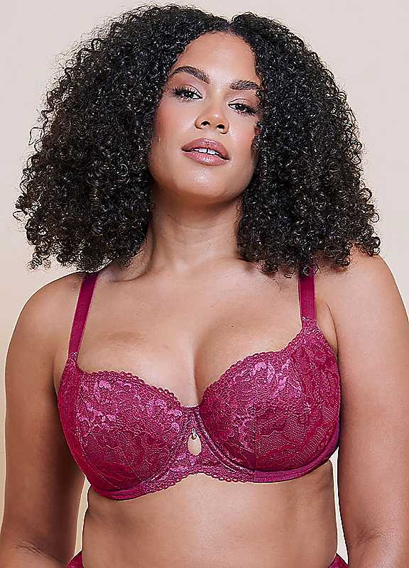 Curvy Kate Magenta Boost Sweetheart Padded Underwired Balcony Bra
