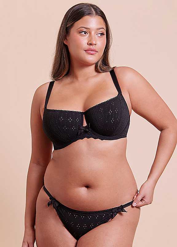 Curvy Kate Flora Balcony Bra Black / 32E - Image 3