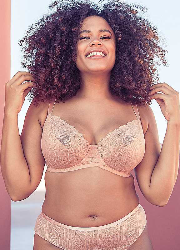 Curvy Kate Lace Daze Underwired Balcony Bra Latte