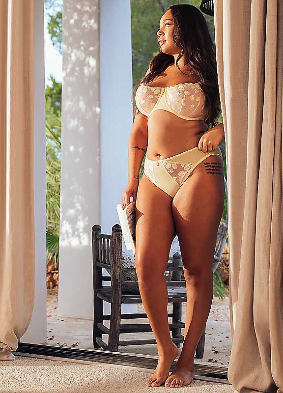 Curvy Kate Limoncello Balcony Bra, Yellow, Size 40Dd, Women - Image 5