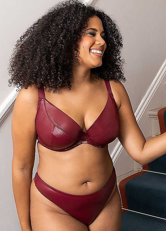 Curvy Kate Oxblood Lush Underwired Full Plunge Bra