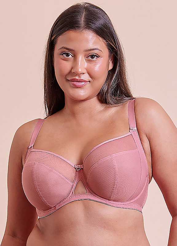Curvy Kate Women's Pink Victory Side Support Balcony Bra Rose / 34E - Image 4