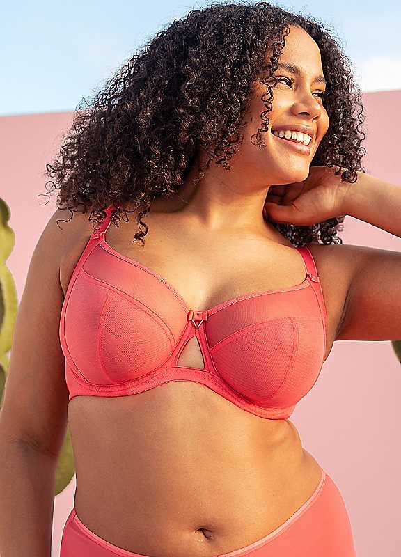 Curvy Kate Victory Underwired Balcony Bra Papaya
