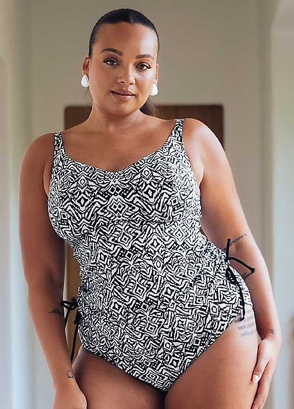 Curvy Kate Wild Horizon Non-wired Multiway Tankini Top, Multi, Size 32F/Ff, Women - Image 4