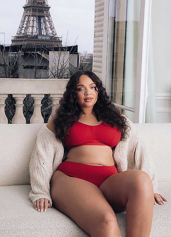 Curvy Kate Women's Red Zen Non-Wi Bralette / 38H/Hh - Image 4