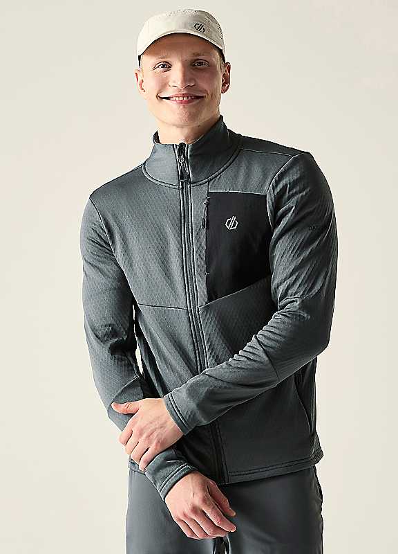 Dare 2B Men's Grey Venture Stretch Midlayer Size: L - Image 6