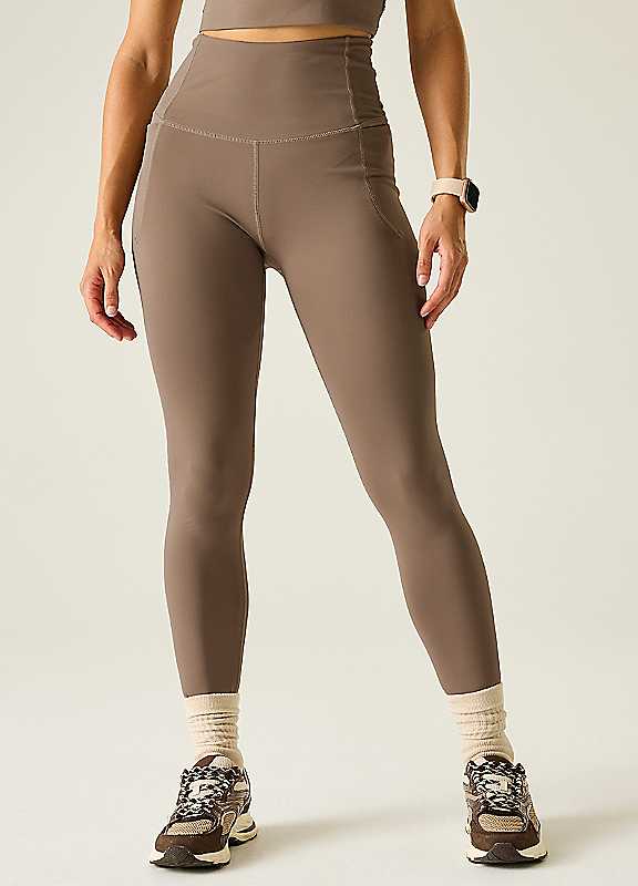 Dare 2B Women's Taupe Refresh Sculpting Leggings In Size 12 - Image 7