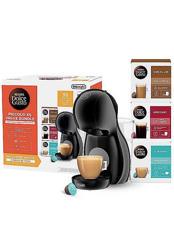 Nescafe Dolce Gusto Piccolo Xs Grey Dot Value Bundle Coffee Machine By De'Longhi - Image 4