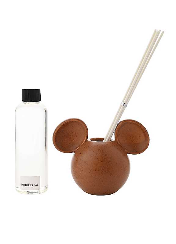 Disney Peach Mickey Ceramic Vessel Fragranced Diffuser Terracotta