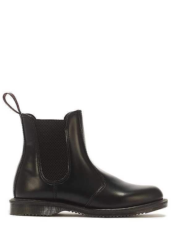 Dr. Martens Black Flora Smooth Leather Chelsea Boots Women's Size 4 - Image 3
