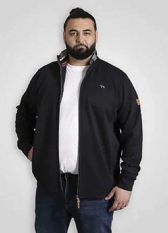 Duke Men's D555 Johnson Embroidered Logo Kingsize Fleece Jacket - Navy - 4XL - Navy - 60% Cotton/40% Polyester - Image 2