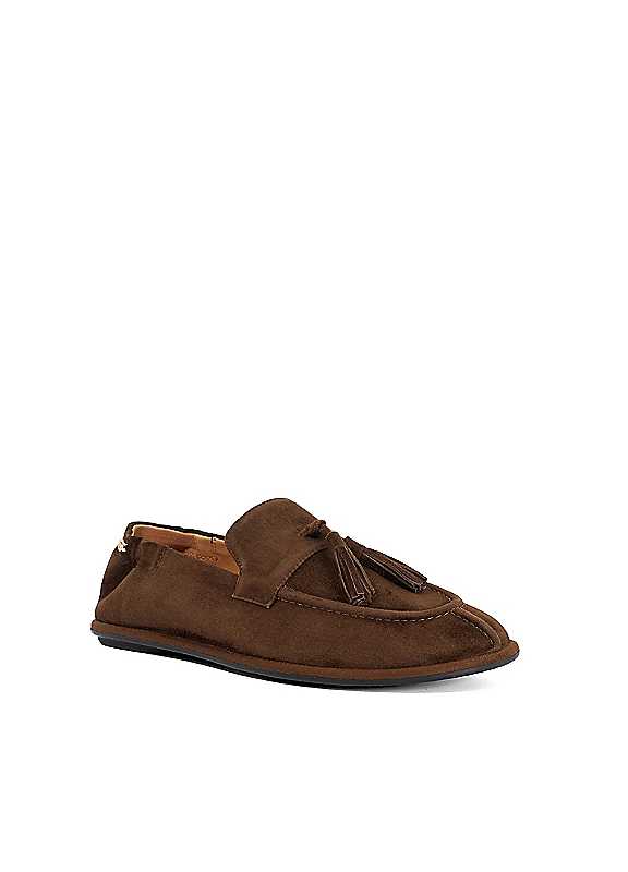 Dune London Dark Brown Grounding Loafers