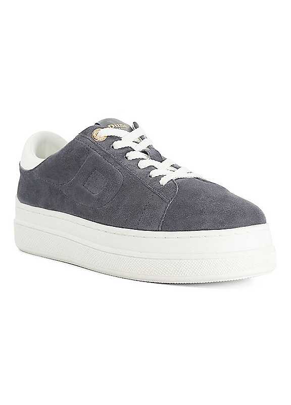 Dune London Dark Grey Eden Trainers