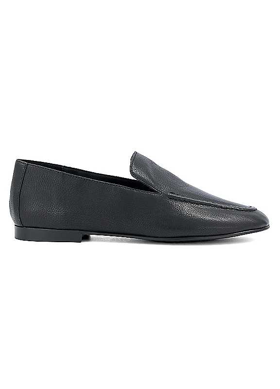 Dune London Women's Black 'Gurl' Leather Loafers In | Size: 3 - Image 2