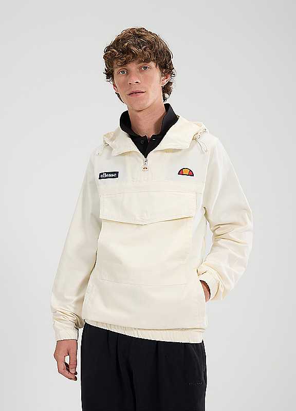Ellesse Off-White Hooded Windbreaker Jacket
