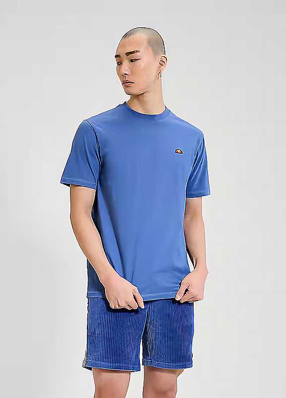 Ellesse Navy Short Sleeve Crew Neck Tshirt