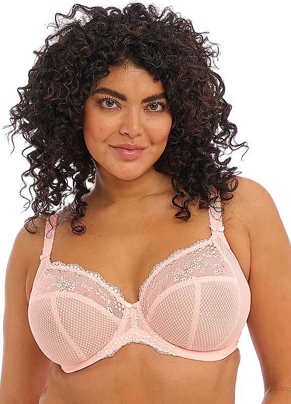 Elomi Pink Charley Underwired Plunge Bra 42Hh