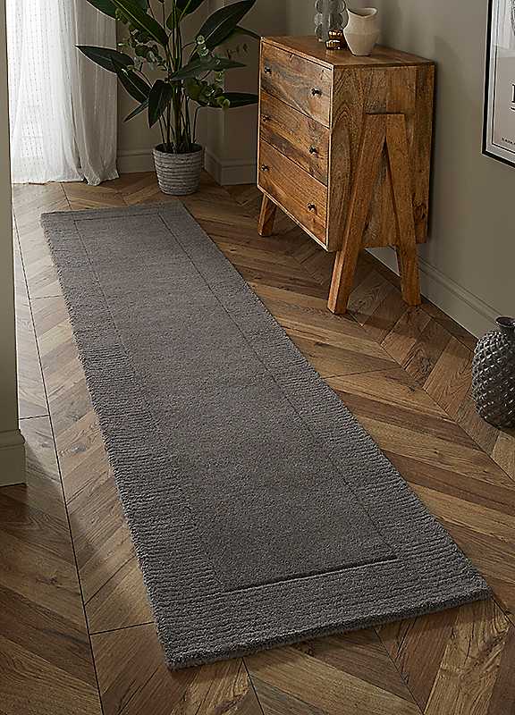 Esselle Home Grey Esme Wool Runner