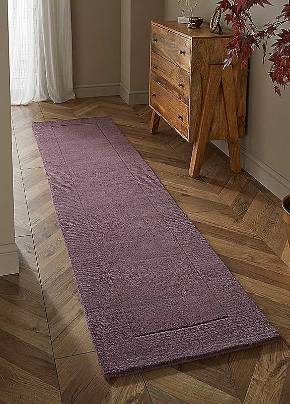 Esselle Home Mauve Esme Wool Runner