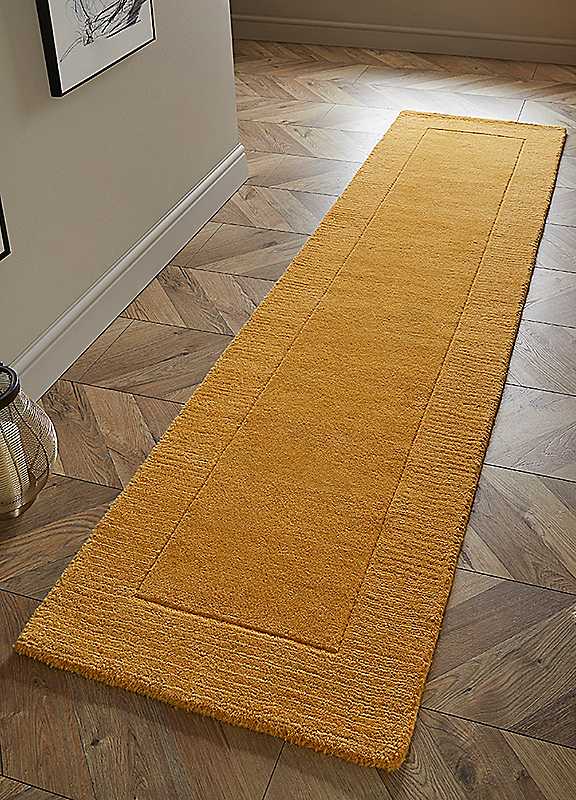 Esselle Home Ochre Esme Wool Runner